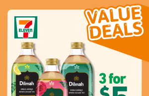 Dilmah Single Source Estate Ceylon Tea in RTD format available at 7-Eleven Singapore