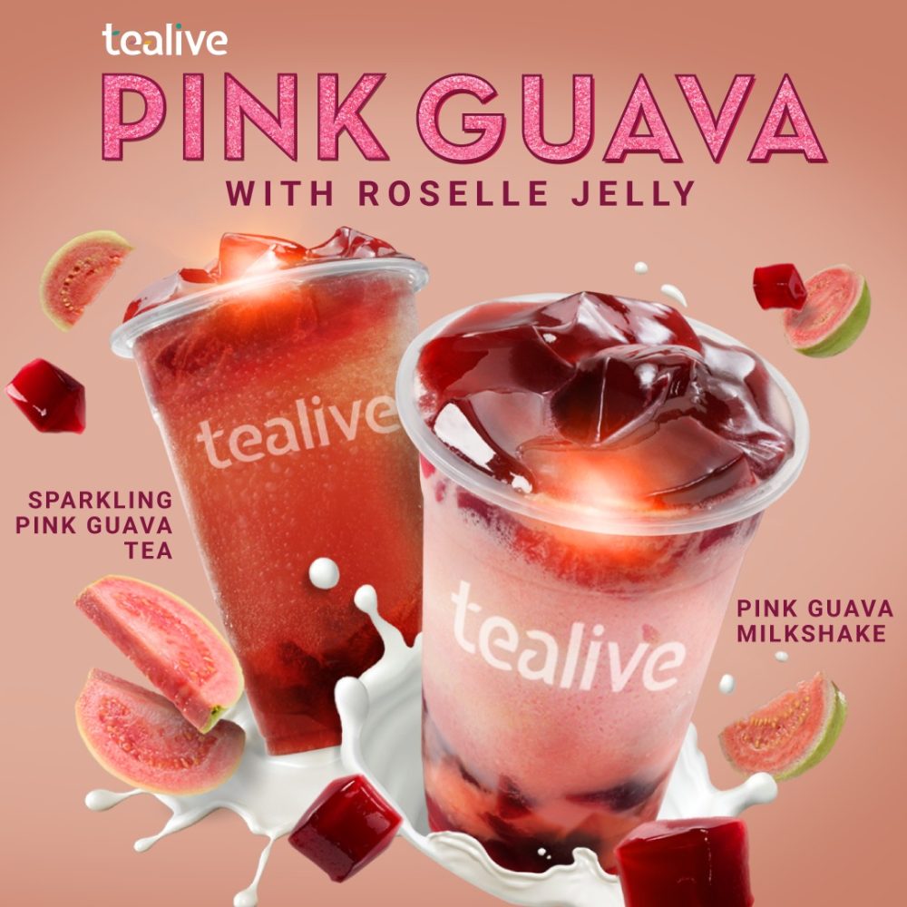 Tealive Announces New Pink Guava Series With Roselle Jelly Mini Me 