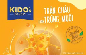 KIDO’s Bakery in Vietnam has salted egg lava cake with pearls