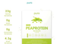 Puro Pea Protein Isolate is a vegan friendly option