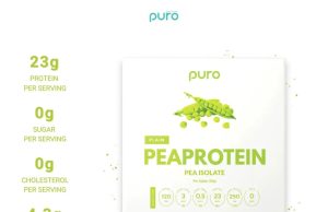 Puro Pea Protein Isolate is a vegan friendly option