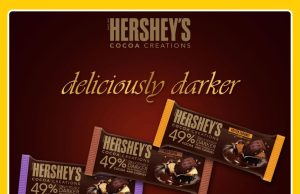 Hershey’s Cocoa Creations with a 49% cocoa content launched in the Philippines