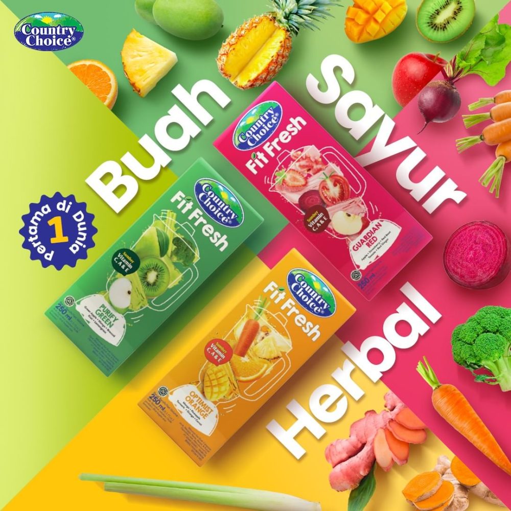 Sinar Sosro latest Fit Fresh juices combine juices with herbal