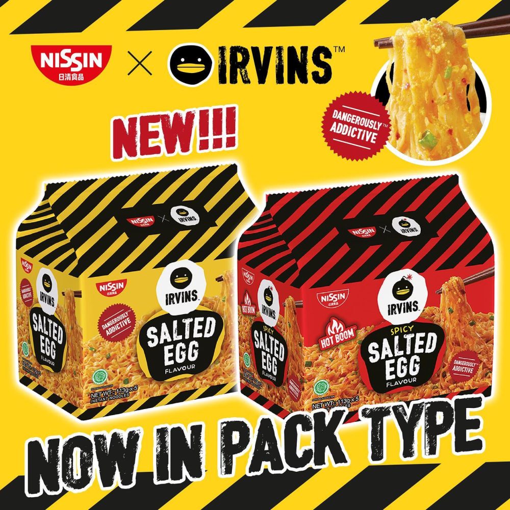NISSIN x IRVINS Salted Egg now in affordable pack format - Mini Me Insights