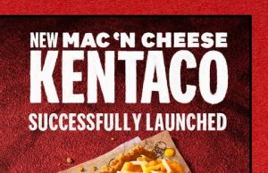 KFC Singapore releases Mac ‘N Cheese Kentaco as a Mexican-inspired menu item