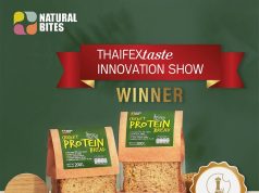 NSL Foods Natural Bites Cricket Protein Bread scores a win at Thaifex 2022