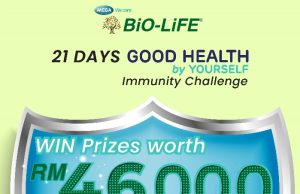 Pledge a healthy goal for your immunity: BiO-LiFE invites Malaysians to join the 21 Days Good Health By Yourself Immunity Challenge and win prizes worth more than RM46,000!