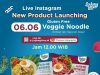 Ladang Lima gives healthy noodle a new twist with gluten free kale noodle and beet noodle
