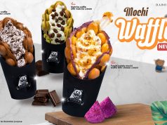 Daboba is offering Mochi Waffle