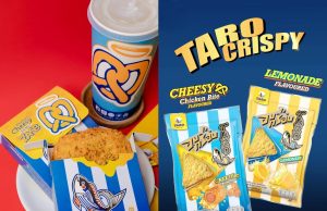 Taro fish snack teams up with Auntie Anne’s in Thailand