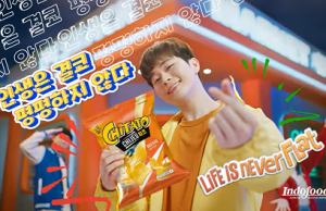 Chitato potato chips embrace the Korean pop trend
