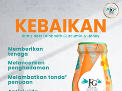 FG Walet adds curcumin into bird’s nest drink