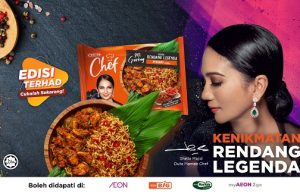 Mamee Chef Mi Goreng Flavour Rendang Legenda with legendary Dato’ Sheila Majid