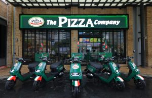 The Pizza Company 1112 turns to green delivery