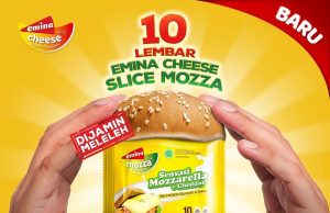 EMINA Mozzarella & Cheddar cheese now with 10 slices