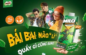 Milo Mindvibe is a new variant for Vietnamese youths with green tea and taurine