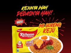 Richeese Mie Goreng Keju now available in Indonesia