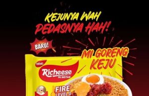 Richeese Mie Goreng Keju now available in Indonesia