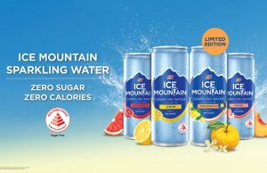 Chill and enjoy the exhilarating fruity flavours of ICE MOUNTAIN Sparkling Water