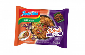 Indomie HypeAbis Rasa Kebab Rendang is a fusion of Turkish Kebab and Rendang Padang
