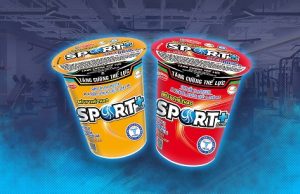 New Acecook Sport + Active cup noodle has 10g of protein for active consumers