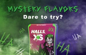 Limited edition Halls XS Mystery Fruit Flavoured Sugar Free Candy available in Thailand
