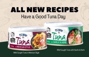 New TC Boy Garlic & Herb and Mexican Style Wild Caught Tuna
