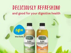 Homegrown kombucha available in Giant Singapore (correction)