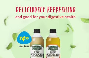 Homegrown kombucha available in Giant Singapore (correction)