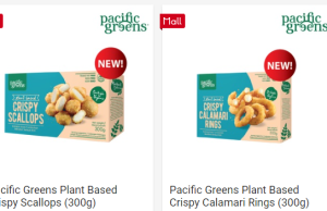 Pacific West enriches plant-based offerings with calamari rings, scallops, beef balls, beef burger