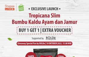 New healthy Tropicana Slim Bumbu Kaldu Ayam and Jamur launched