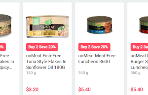 unMEAT plant-based luncheon meat and canned tuna now in Singapore