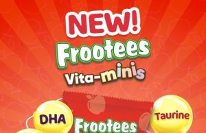 New Frootees VITA-Minis contain vitamin B, DHA and taurine