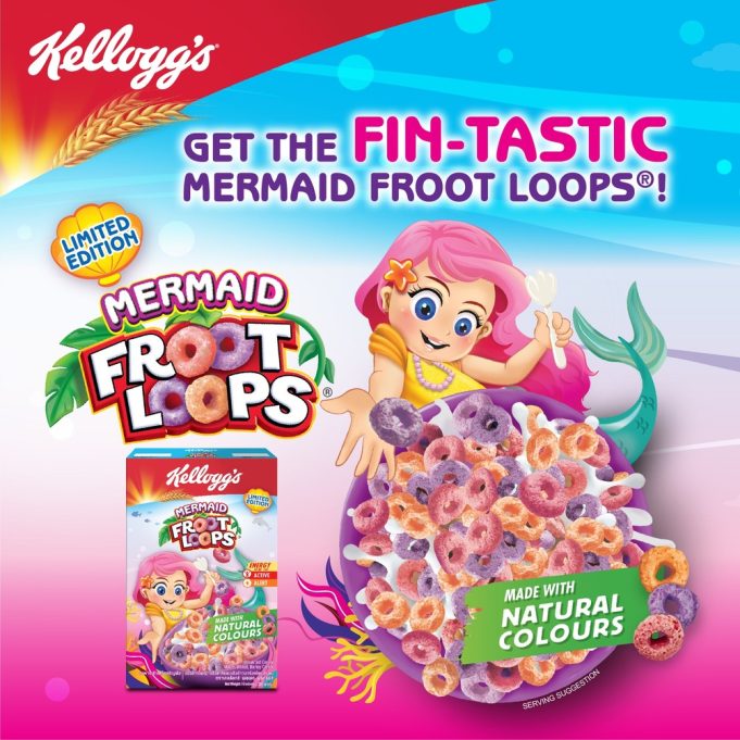New Kellogg's Mermaid Froot Loops and Kellogg's Granola Super Berry and ...