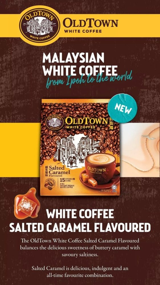OldTown 3in1 White Coffee Salted Caramel makes its debut Mini Me