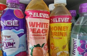 7-Eleven Malaysia offers White Peach Flavoured Water with Collagen and Honey Drink