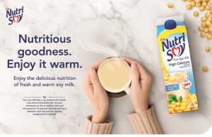 Enjoy wholesome and delicious moments with warm F&N NutriSoy in the most convenient ways
