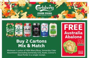 Carlsberg Malaysia offers Australian abalone while stock lasts