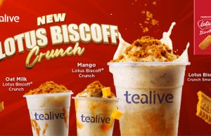 Tealive Lotus Biscoff Crunch is the perfect cold and crunchy drink for your midday cravings