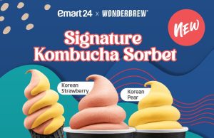 Wonderbrew bringing you Signature Kombucha Sorbet at emart24