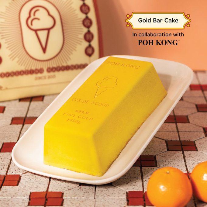 Inside Scoop brings you Mandarin Orange Cake and Gold Bar Cake for CNY