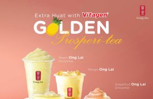 Gong Cha made extra huat with Golden Prosperi-tea featuring Vitagen