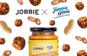 New Jobbie x Famous Amos Cookie Crumbs Peanut Spread