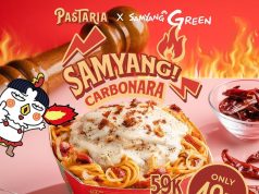 Pastaria and Samyang Green launch Spaghetti Samyang Carbonara