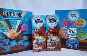 Frisian Flag Susu Sereal Rasa Cokelat now in carton packaging