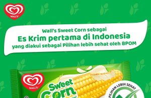 Wall’s Sweet Corn is the first ice cream in Indonesia to receive Healthier Choice logo