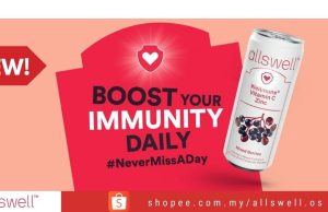 Allswell Immunity Drink with Wellmune is now available in Malaysia