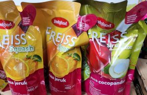 Indofood FREISS Syrup now in flexible stand-up pouch