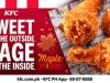 KFC Maple Hot & Crispy Chicken delivers the heat and sweetness combination