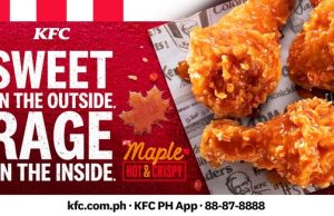 KFC Maple Hot & Crispy Chicken delivers the heat and sweetness combination